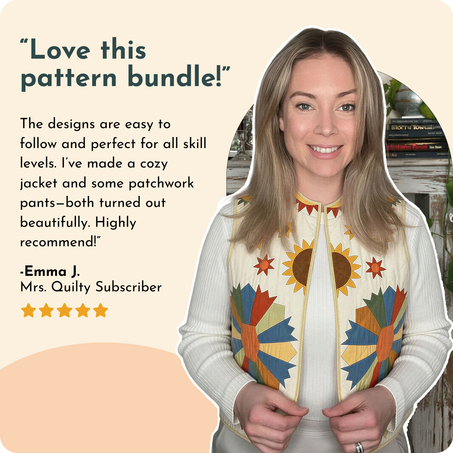 Mrs. Quilty Clothes - Bundle of 4 Digital Clothing Patterns
