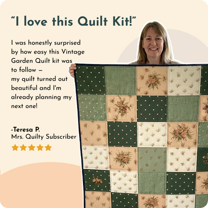 Vintage Garden Quilt Kit