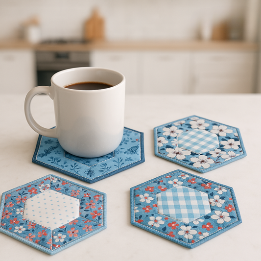 Kitchen Coaster Downloadable PDF Quilt Pattern