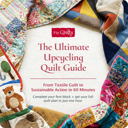 The Upcycling Quilt Guide Downloadable PDF E-book