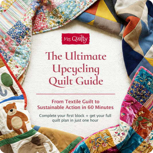 The Upcycling Quilt Guide Downloadable PDF E-book