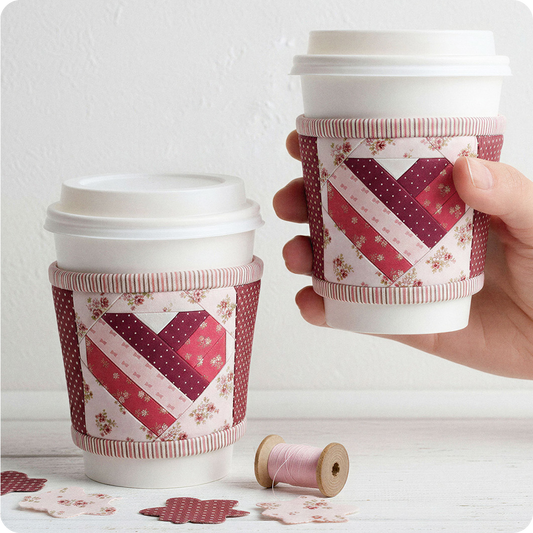 Heart Cup Holder Digital PDF Quilt Pattern