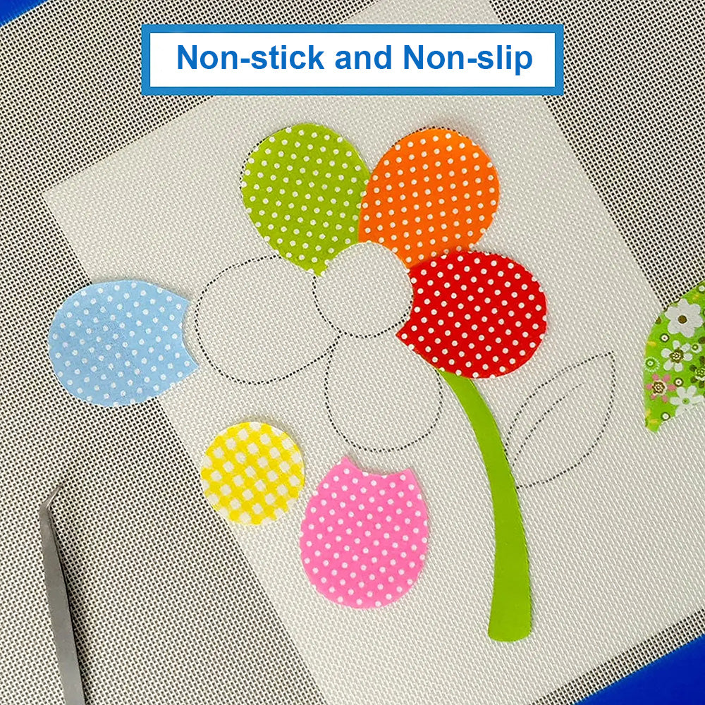 Fusing Mat Silicone Applique Fusing Mat for Quilters | Mrs. Quilty