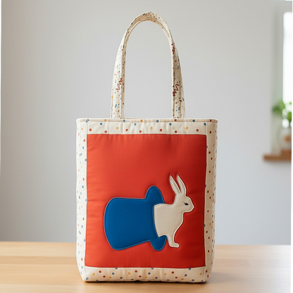 Playful Hopper Tote Bag Digital PDF Pattern