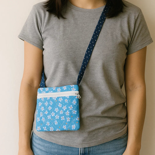 Quilted Crossbody Bag Downloadable PDF Quilt Pattern