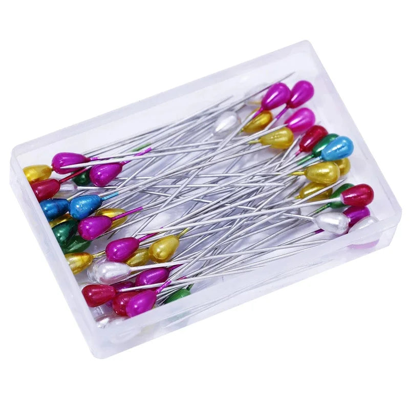 Quilting Pins Color Pearl Head