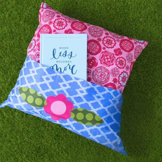 Reading Pillow Downloadable PDF Quilt Pattern