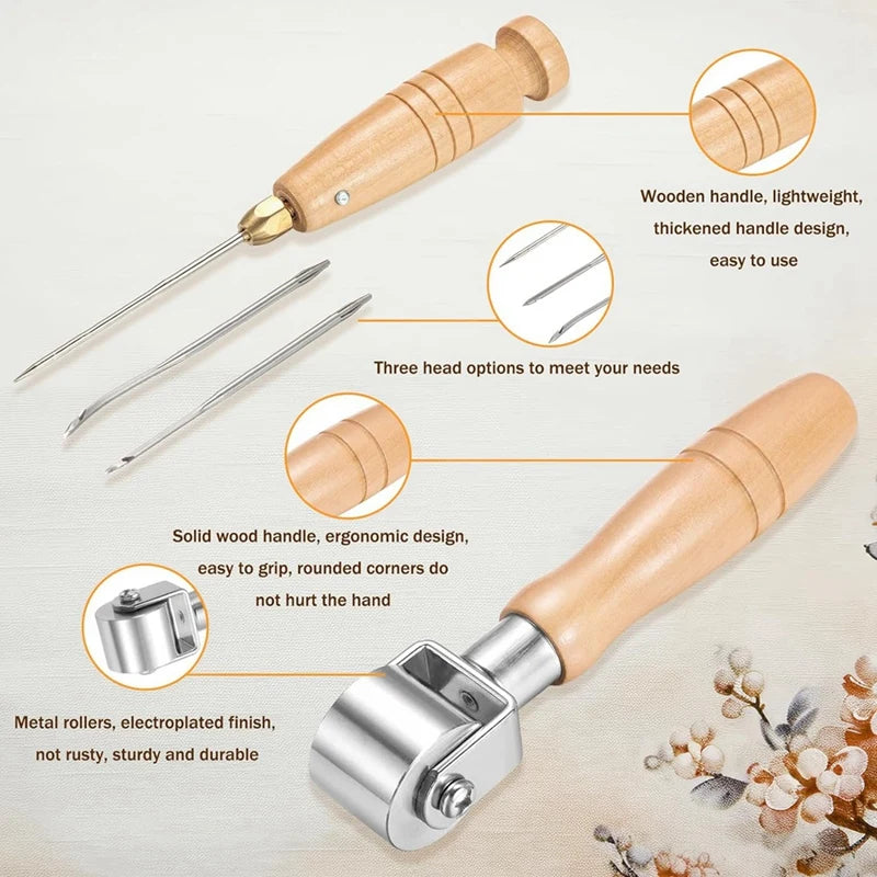 infographic image of quilting and sewing tools set