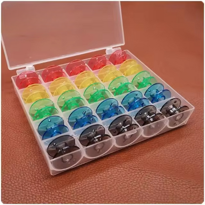 colored bobbins 25 pack