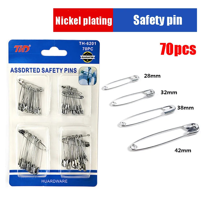 Safety Pin Set 70pcs | Mrs. Quilty