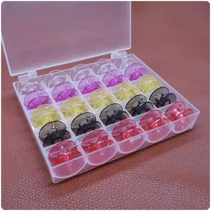 colored bobbins 25 pack