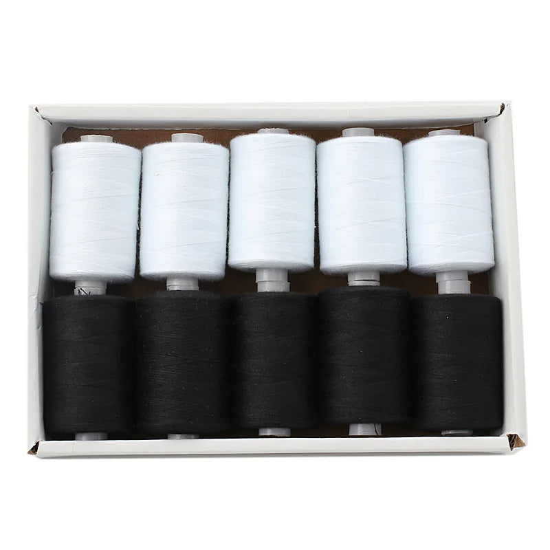 Sewing Threads Black and White