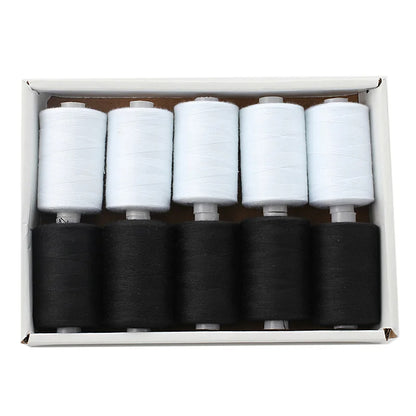 Sewing Threads Black and White