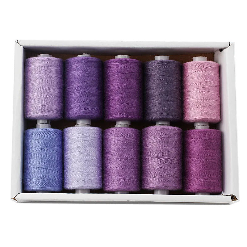 Sewing Threads Purple Tones