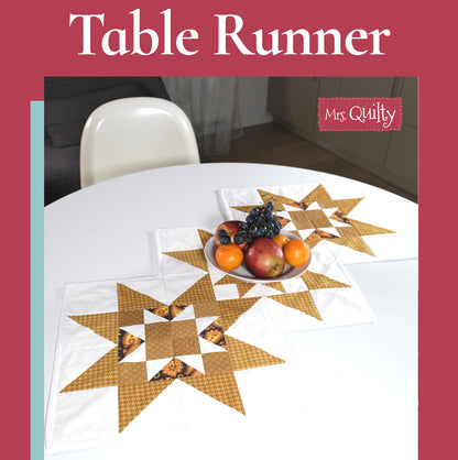 Table Runner Downloadable PDF Quilt Pattern