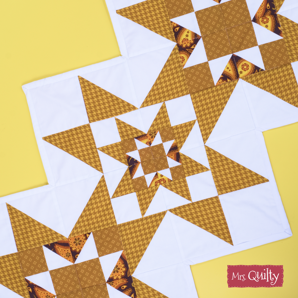 Table Runner Downloadable PDF Quilt Pattern | Mrs Quilty