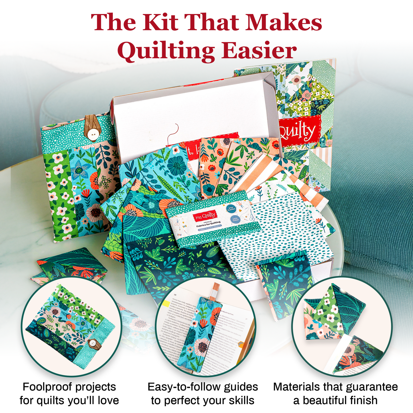 Monthly Quilting Kit ($80+ Worth Of Goodies In Every Box)