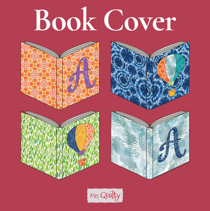 Book Cover Downloadable PDF Quilt Pattern