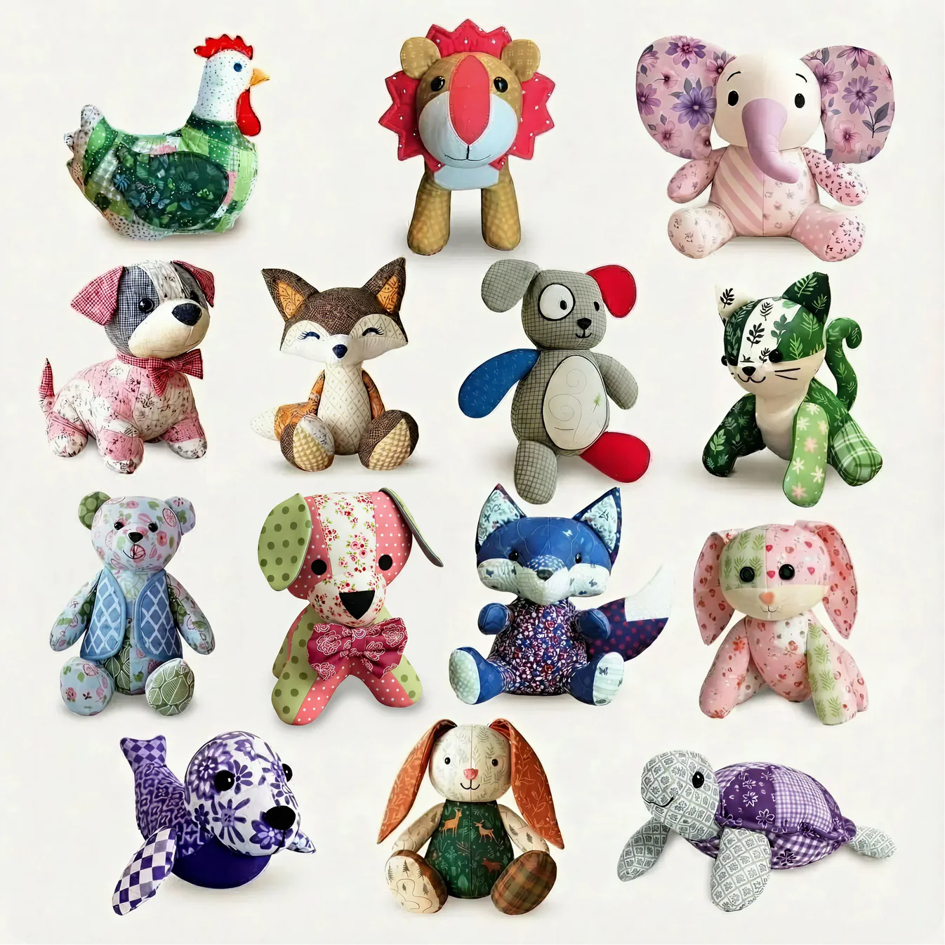 Mrs. Quilty Plushies – Bundle of 14 Patterns
