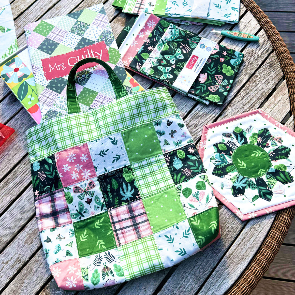 Mrs. Quilty Tutorial Quilting Kit Box β Fabric, Patterns & Sewing Tools | Mrs Quilty