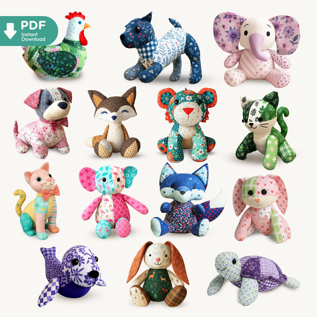 Mrs. Quilty Tutorial Quilting Patterns: PDF & Printed for All Skill Levels