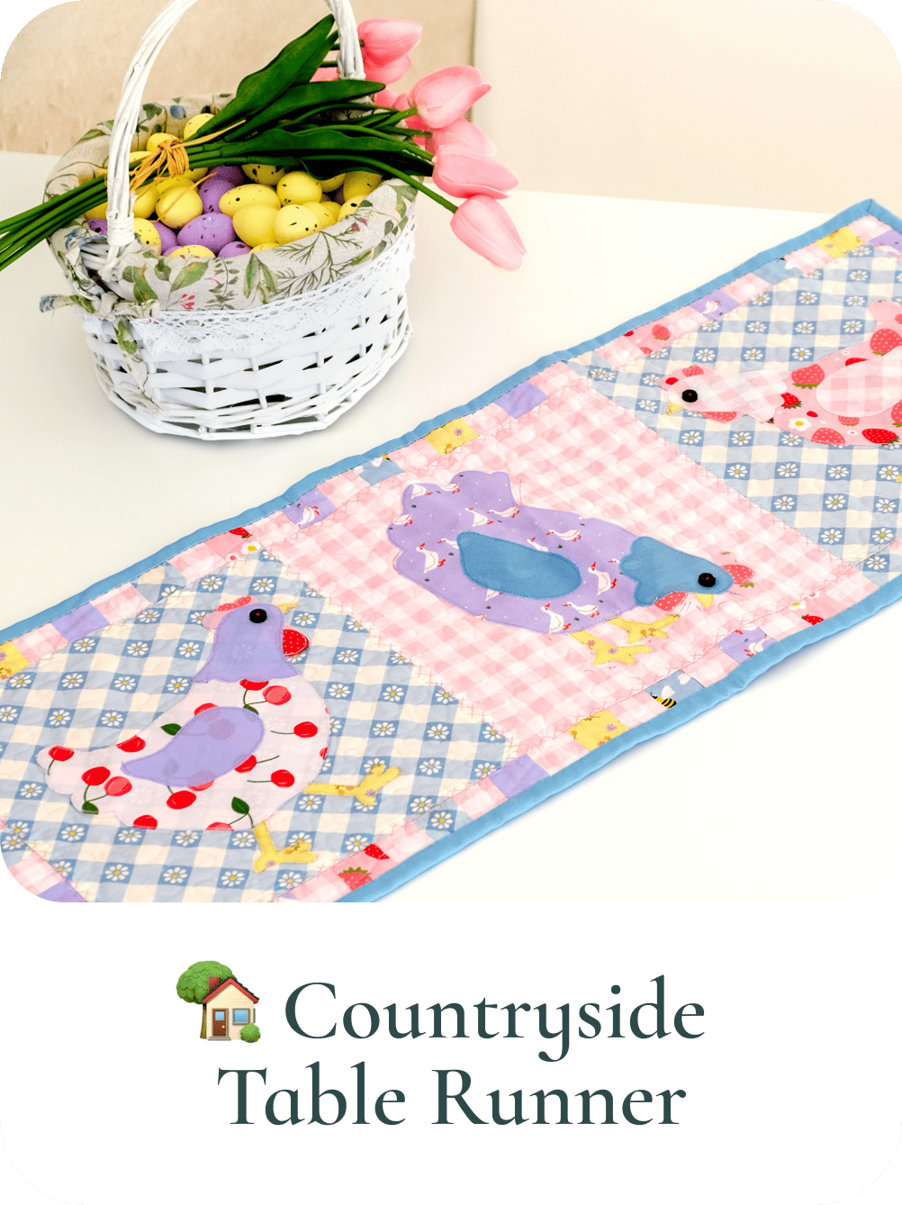 A roomy, playful tote for spring essentials