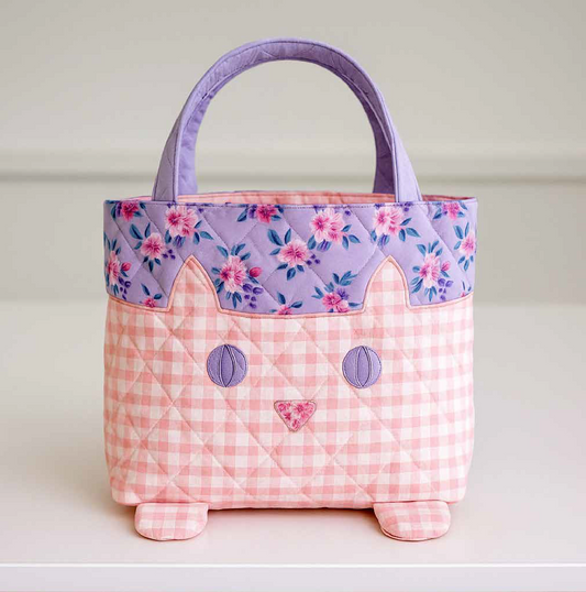 Kitty Tote Digital PDF Pattern