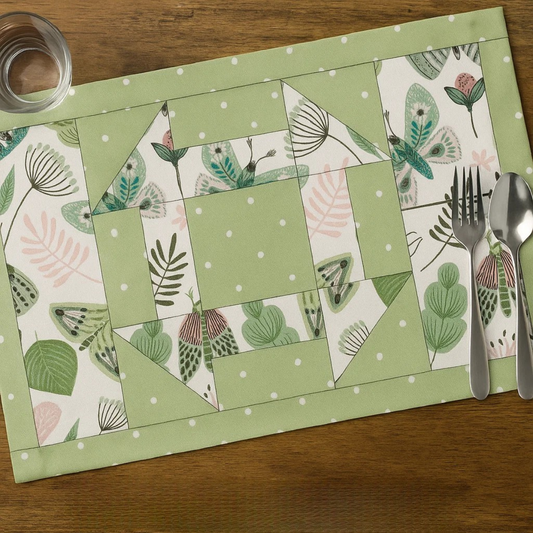 Dash & Dine Placemat Downloadable PDF Quilt Pattern