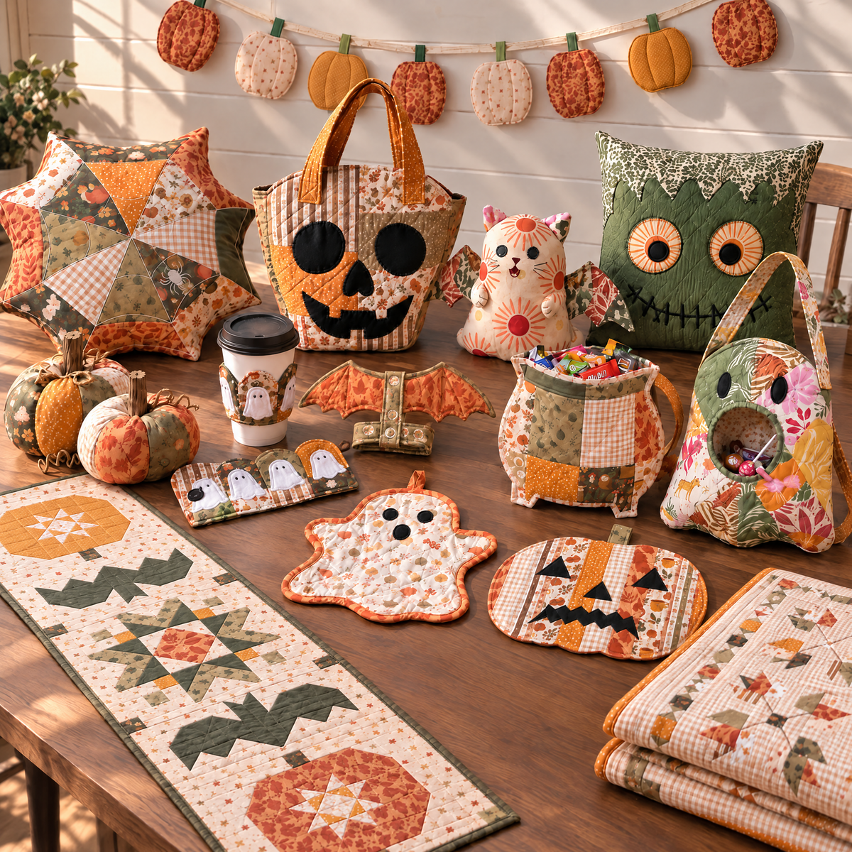 14 Downloadable PDF Halloween Patterns