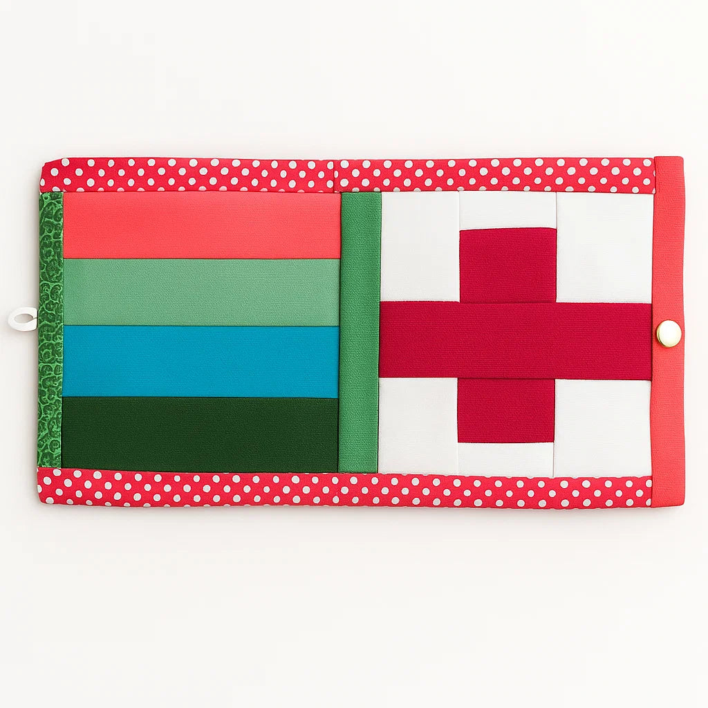 Quilted Medicine Pouch Downloadable PDF Quilt Pattern
